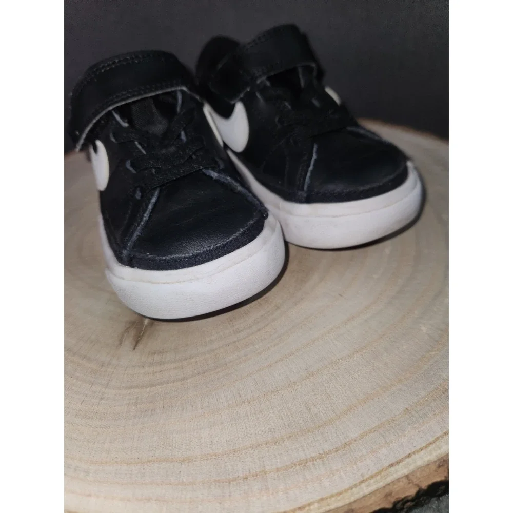 Nike Kids DA5382‎ 002 Court Legacy Black Slip On Low Top Sneaker Size 6C